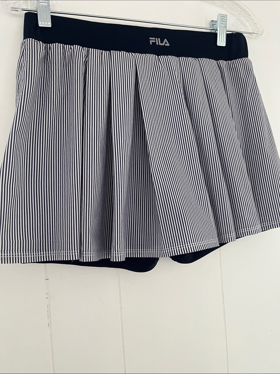 Fila Pants - FILA Tennis Skirt Blue White Stripes Navy Shorts Size Medium